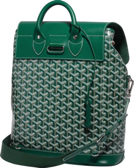 green goyard bookbag|alpin mini backpack goyard.